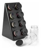 Set Especiero Base Negra 8 Frascos