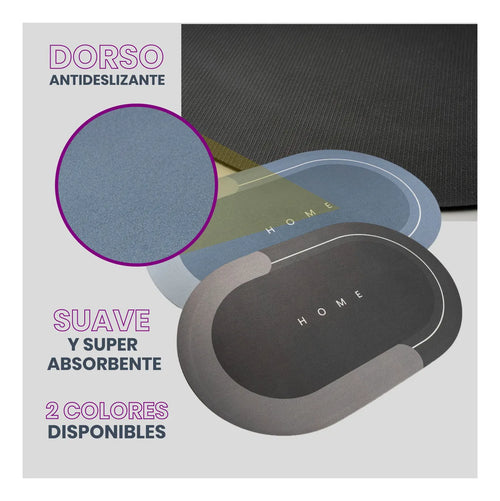 Alfombra Absorbente Antideslizante Baño