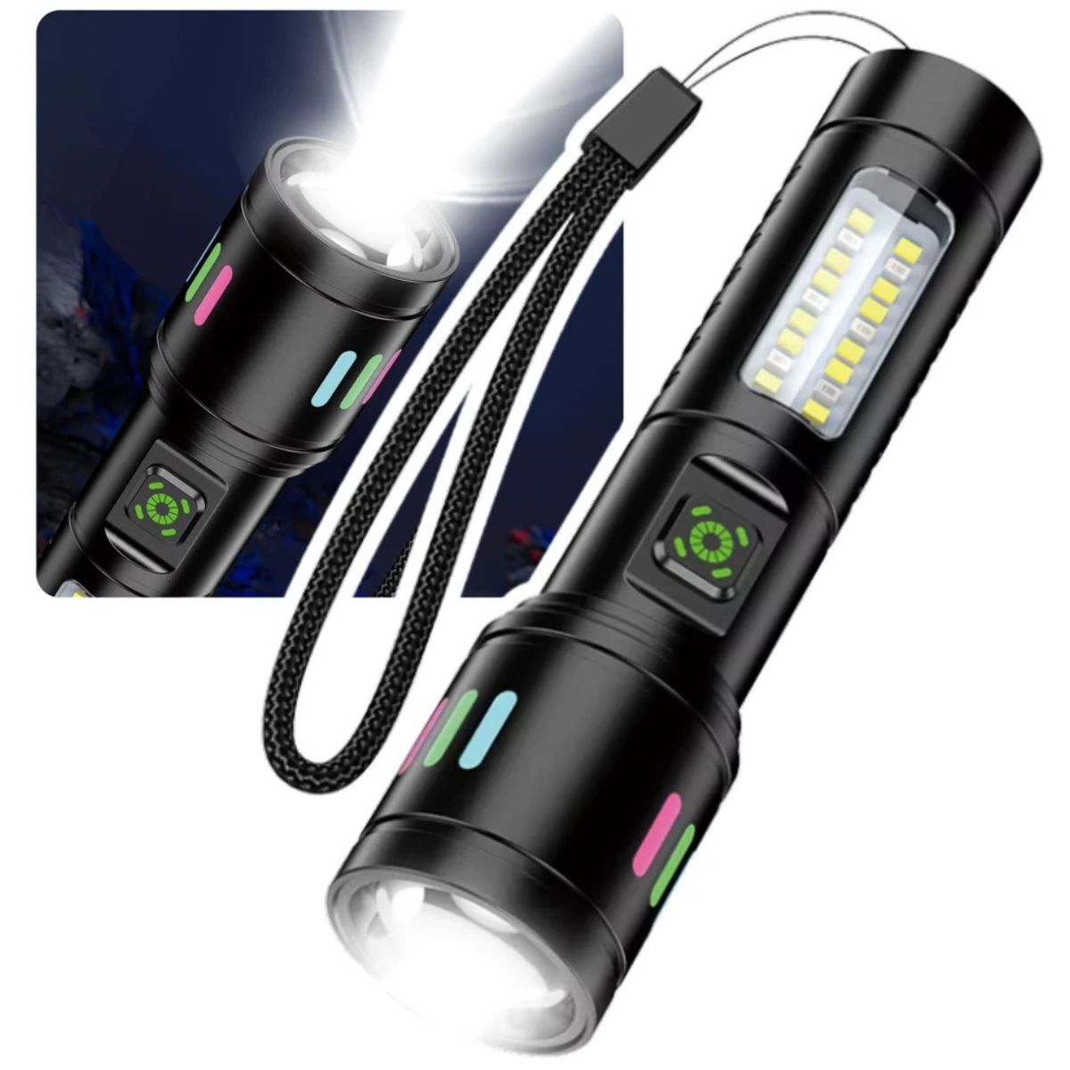 Linterna Táctica Solar Dazzel Flex M035