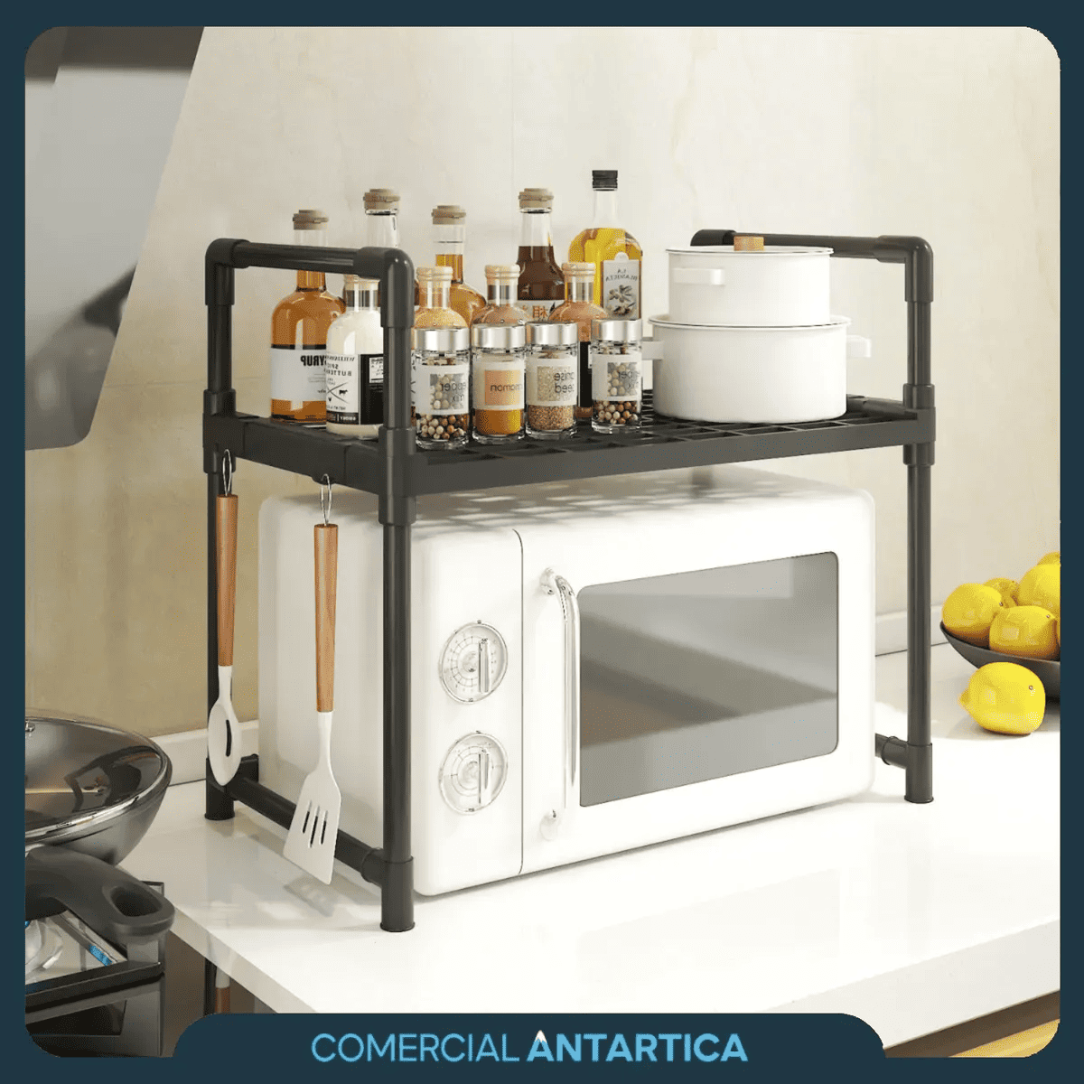 Organizador Cocina Microondas con Estante
