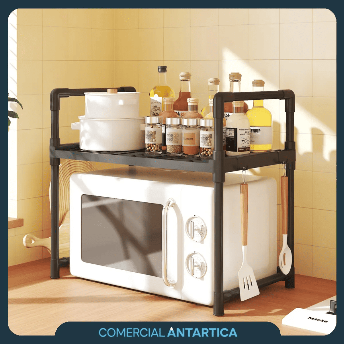 Organizador Cocina Microondas con Estante